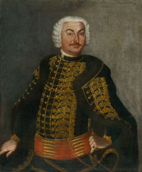 Portrait of Baron Ján Révay from Trebostov; Head of the Turiec district administration baron Ján Révay, around 1740.