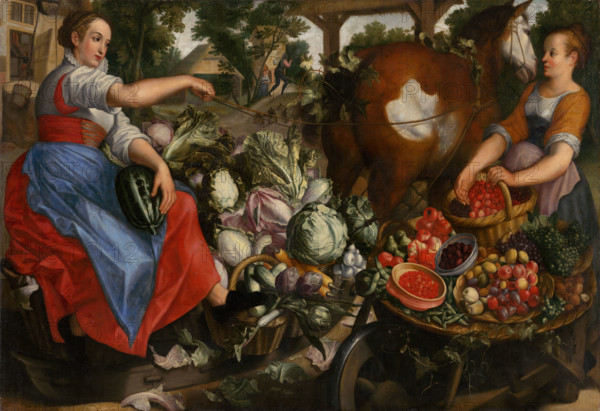 Women with Vegetables and Fruits, early 16th century.