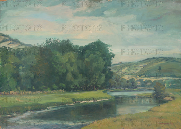 Landscape near Kosice, 1952.