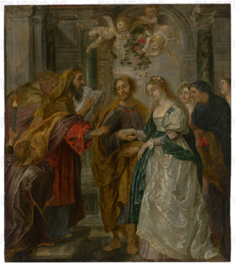 The Betrothal of the Virgin Mary, 1620-1630.