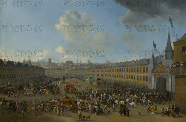 Tournament at the Place des Vosges in Paris, 1665.