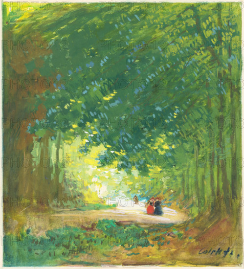 In the Park, 1890-1910.