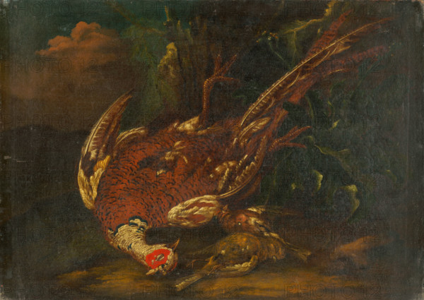 Still Life with Guinea Fowl, 1730-1750.