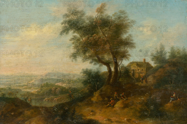 Landscape with a Figural Staffage, 1760-1780.
