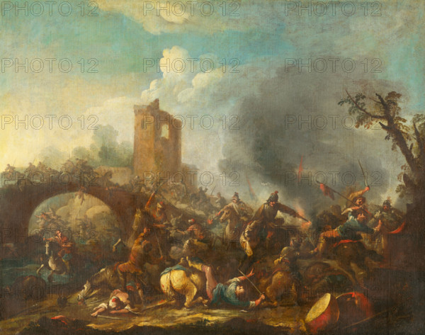 Battle Scene, 1740-1760.