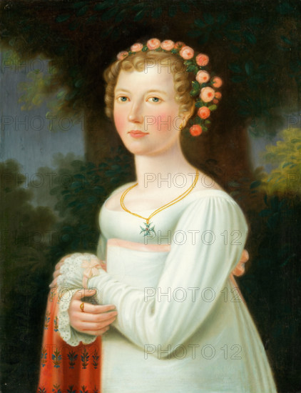 Portrait of a Girl in a White Dress, 1800-1820.