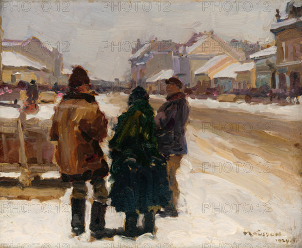 At the Michalovce Market, 1924.