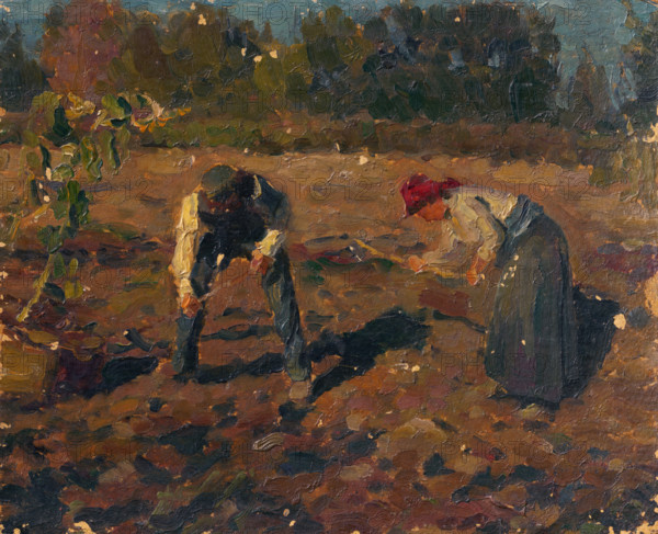 Potato Digging, around 1935.