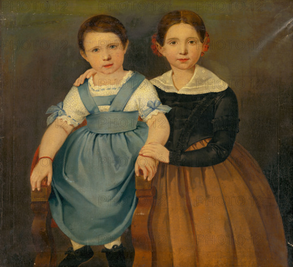 Double portrait of girls, 1844.