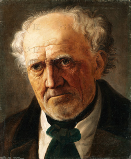 Head of an elderly man, 1860-1865.