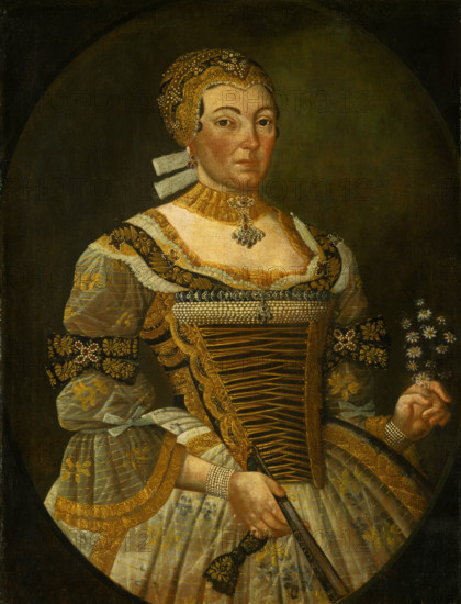 Portrait of a Zemianka, around 1750.