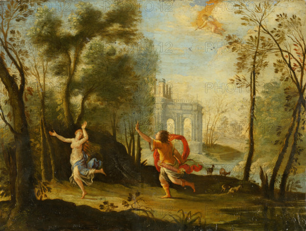 Apollo Pursuing Daphne, 17th century.