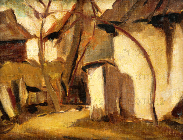 Village yard, c1930.