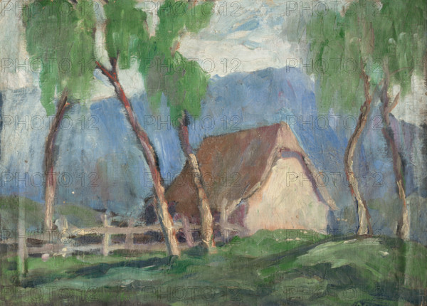 Landscape with birches, c1929.