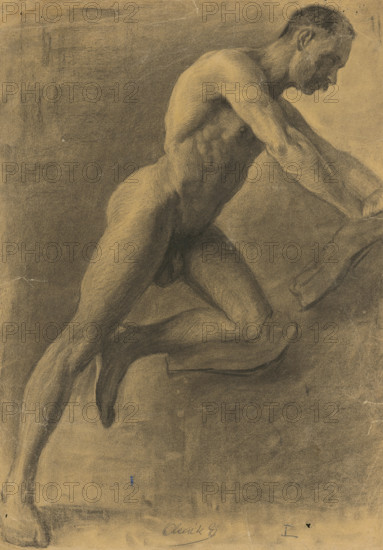 Study of a male nude, 1908.