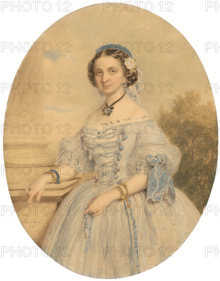 Portrait of a lady, 1860.