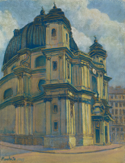 Church in Vienna, 1918.