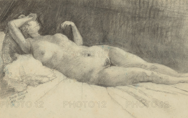 Reclining woman nude, 1924-1927.