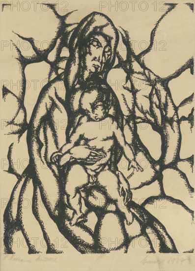 Mother with child, 1927.