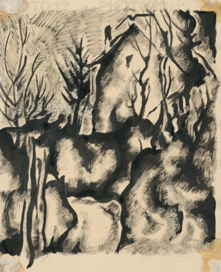 House in the garden, 1924-1928.