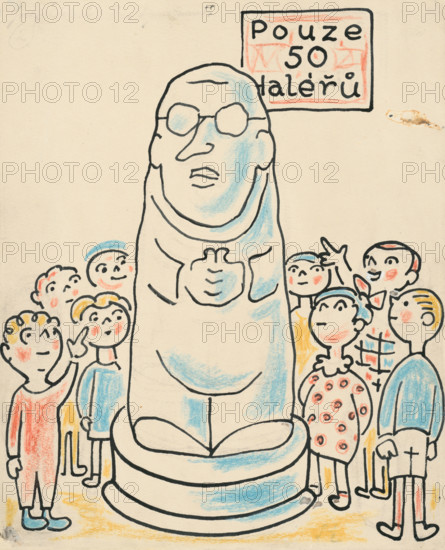 1. The Tale of the Dog and the Cat, around 1928. Additional Info: Illustrations for the book - Josef capek. Talking about a dog and a cat: how they farmed together and about all kinds of other things. [Prague] : Dr. O. storch-Marien, 1929.