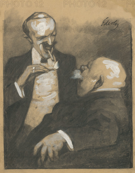 Smoking men, 1893-1898.