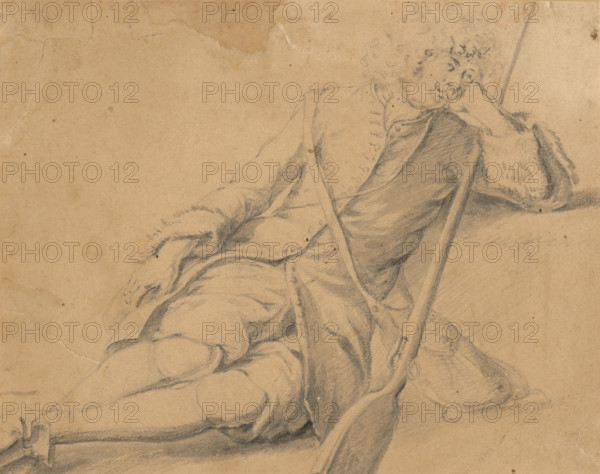 Resting soldier, 1st half 18th century.