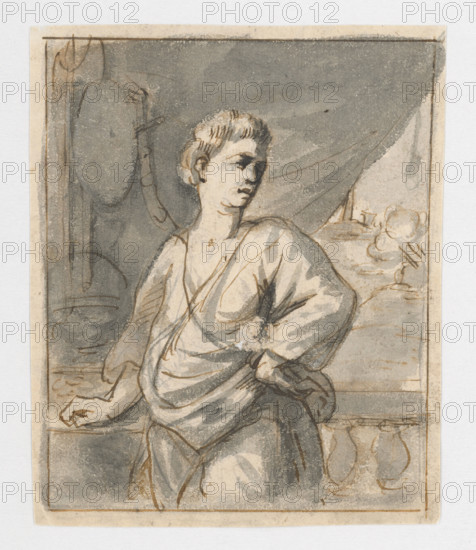 Study of a male portrait, 1701/1800.