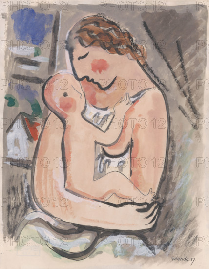 Mother with child, 1937.