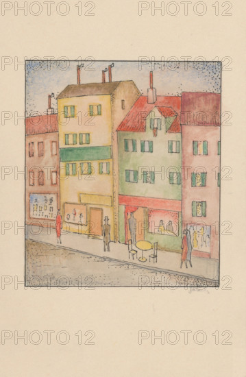 Street with a Confectionery Shop, 1926-1928.