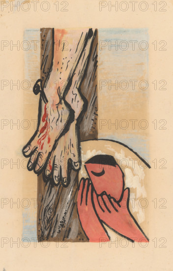 Under the cross, around 1935.
