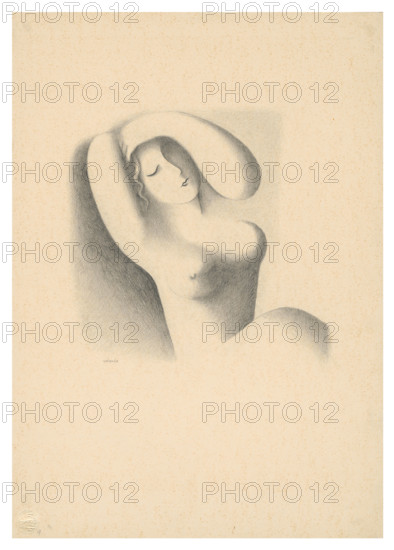 Sleeping, around 1936.