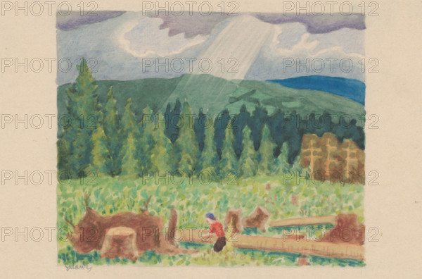 Logging Mill, 1920-1930.