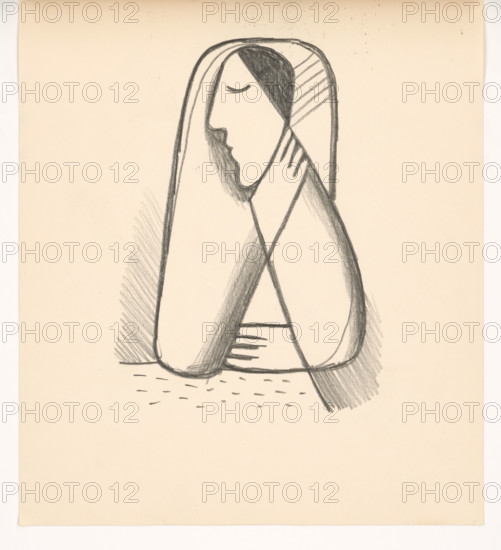 Mourning woman, 1938.
