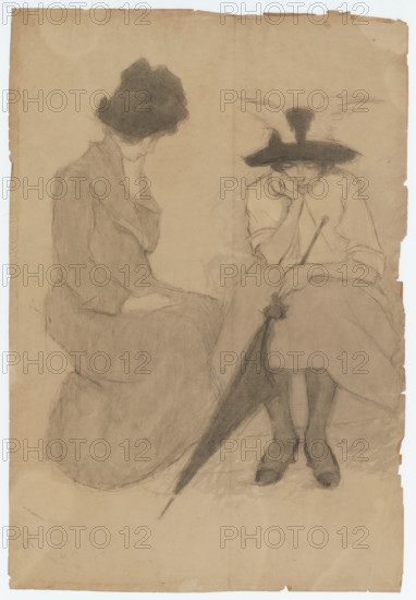 Seated Woman, around 1900-1910.