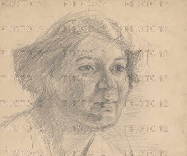 Portrait study, 1905-1915.