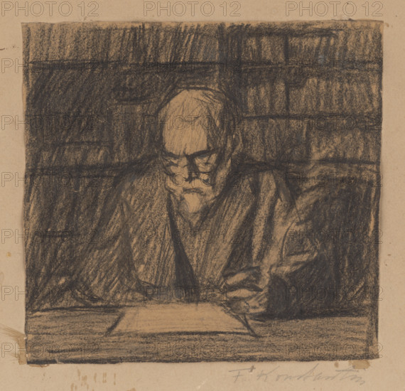 Study of a man, 1909-1914.