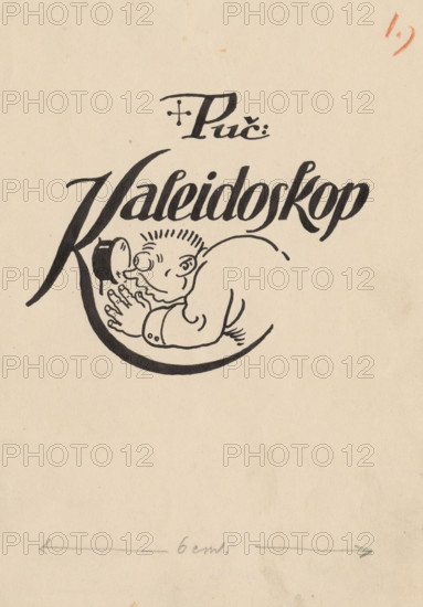 Title Letter to the Kaleidoscope Collection of Drawings, around 1940. Additional Info: Kaleidoscope - title page.