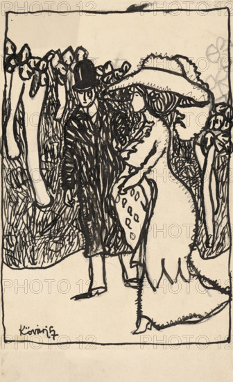 Fashionable sketch IV., 1908-1912.