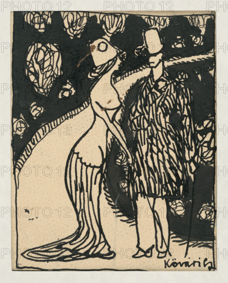Fashionable sketch II., 1908-1912.