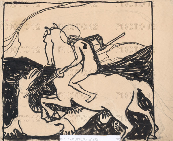 St. George Killing the Dragon, 1909-1911.