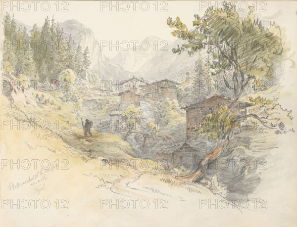 Plattenschmidt near Teufers, 1876.