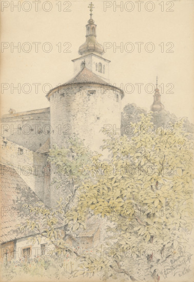 Bastion of the Banska Bystrica fortification, 1886.
