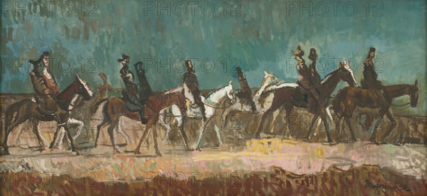 Foreign riders, 1942.
