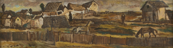 On the pasture, 1944.