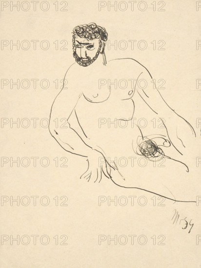 Seated Man, 1934.