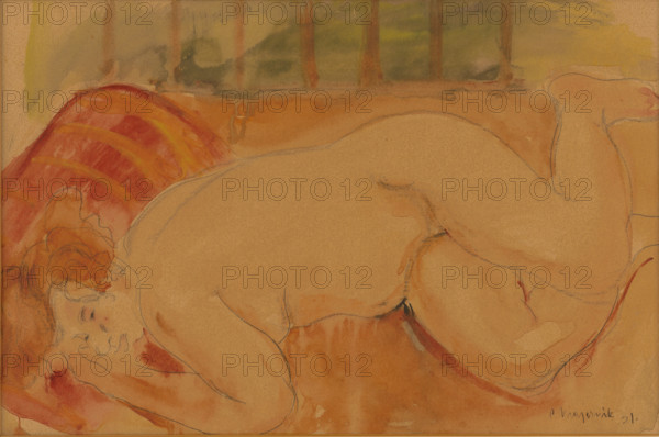 A reclining nude, 1931.