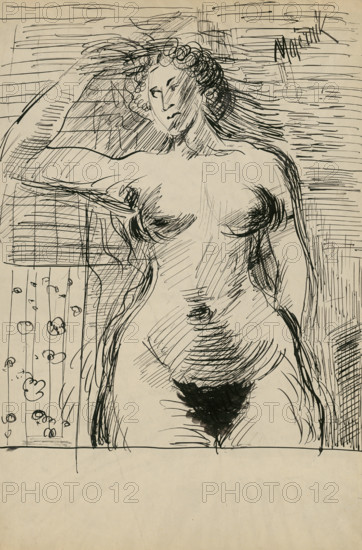 Female nude, 1930-1939.
