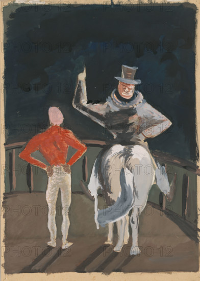 Circus motif, 1936-1937.
