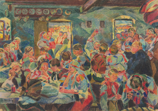 Study for the Painting Wedding II., around 1930.